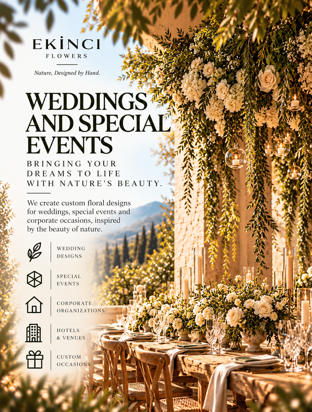 Wedding and event floral design